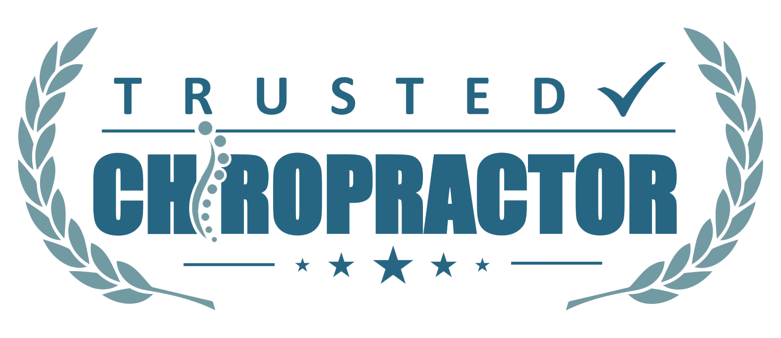 A badge reading "Trusted Chiropractor"